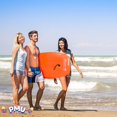 thumbnail image 6 of PMU 33 Inch Orange Bodyboard - Lightweight Wrist Leash, Slick Bottom Boards for Beach, Sea & Pool - Surfing Board for Kids, Teens & Adults Wave Conditions Pkg/1, 6 of 7