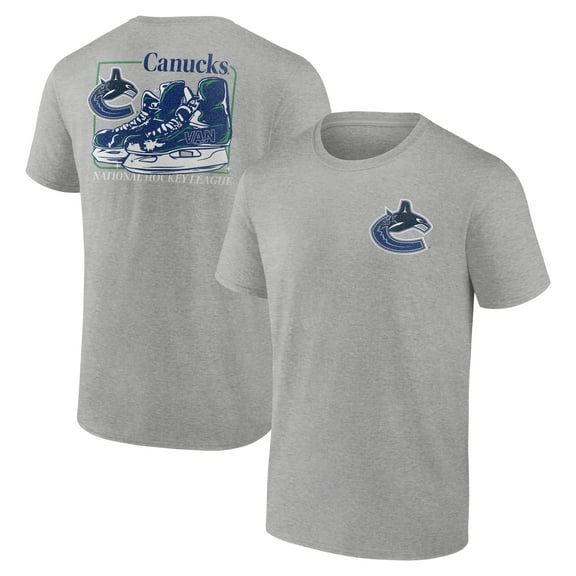 Men's Heather Gray Vancouver Canucks Glory Skates T-Shirt