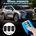 thumbnail image 4 of x xotic tech Key Fob Cover Compatible with Lexus RX ES GS LS NX RS GX LX RC LC Smart Keyless Entry Key Soft TPU 360 Degree Protection Key Shell Case with Keychain (Blue), 4 of 9