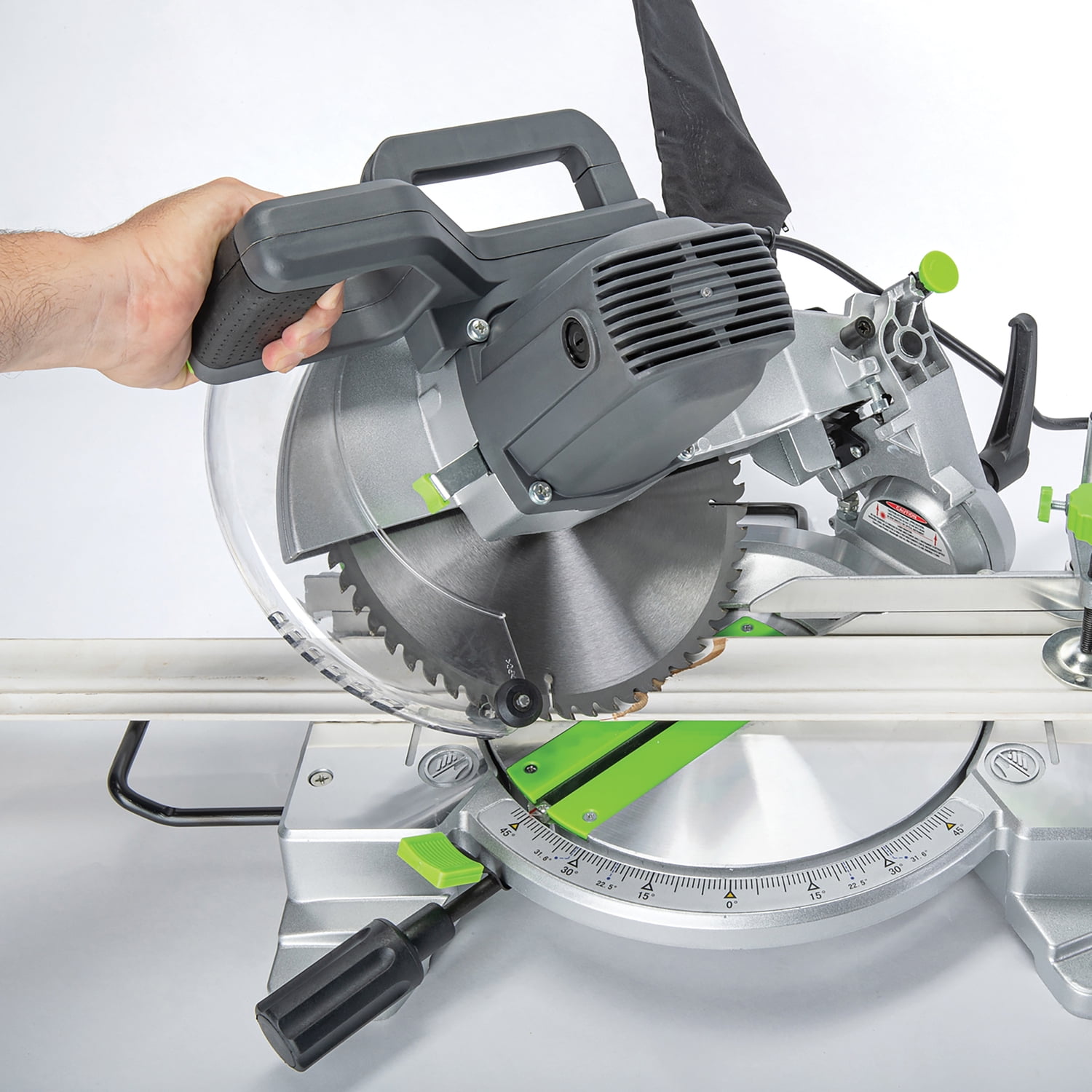 Genesis 15-Amp 10-In. Compound Miter Saw with Laser Guide and Blade, GMS1015LCPT