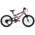 Hyper Bicycles 20" Girl's Swift Mountain Bike for Kids, Magenta