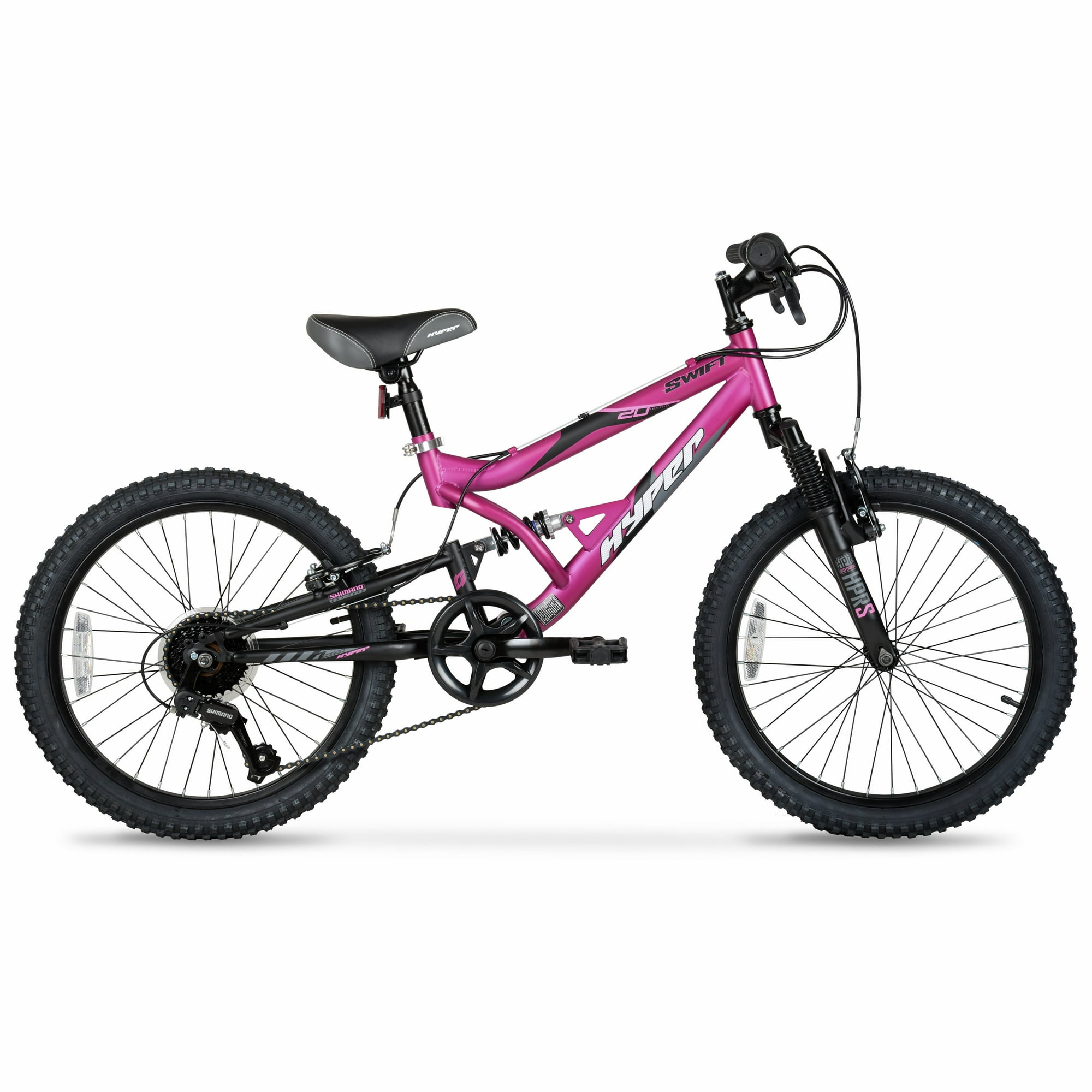 Hyper Bicycles 20" Girl's Swift Mountain Bike. Children Ages 8-13, Magenta