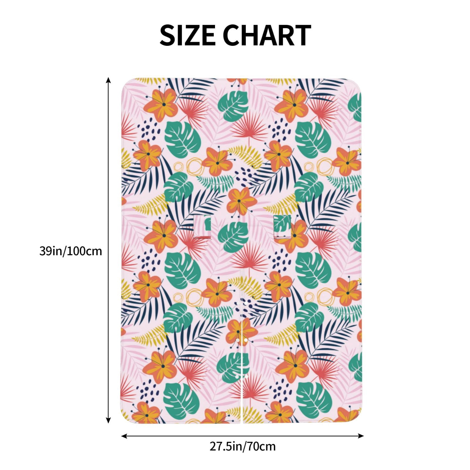 Naloa Tropical Plants Baby Car Seat Cover, Breathable Baby Carrier Cover, Multiuse Baby Carrier Cover & Nursing Breastfeeding Cover
