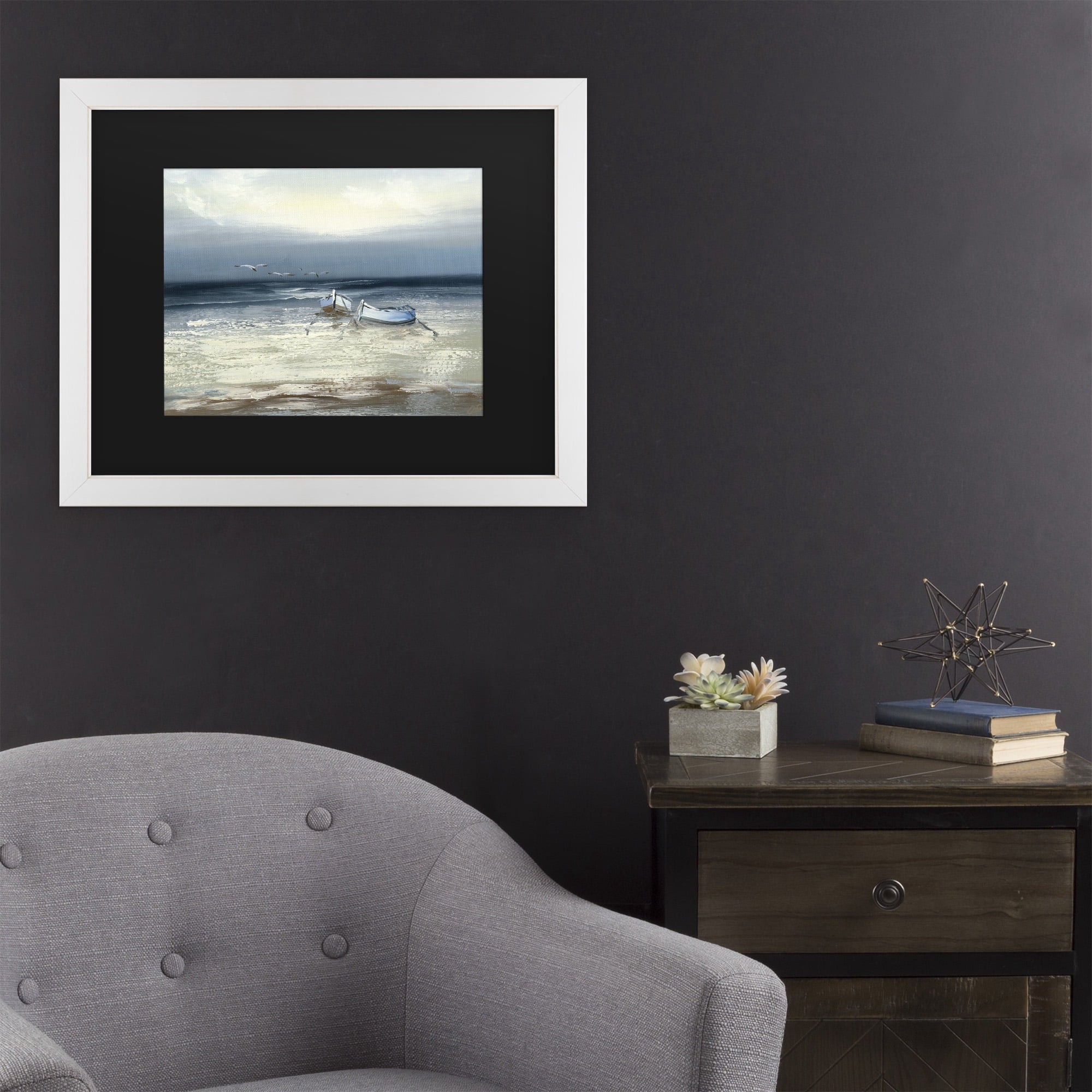 Trademark Fine Art 'Low Tide' Canvas Art by Masters Fine Art