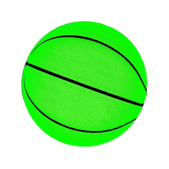 tamizeot Glowing Basketball Reflective Toy Green Balls Fluorescence Sporting Equipment