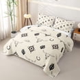 thumbnail image 3 of jejeloiu Aztec Bull Skull Western Twin Quilt Set Kids,Tribal Desert Print Twin Coverlet Set For Boy,2pcs, 3 of 7