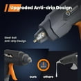 thumbnail image 6 of GoGonova Glue Gun, Fast Preheating Anti-drip Cordless Glue Gun, 2Ah USB-C Rechargeable Hot Glue Gun Kit with 25 Pcs Mini Glue Sticks,Dark Gary, 6 of 7
