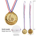 thumbnail image 2 of Medallas de fútbol de oro Yjmei, juego de 6 medallas de fútbol de metal, trofeos de participación del equipo, regalos de fiesta, 2 of 3