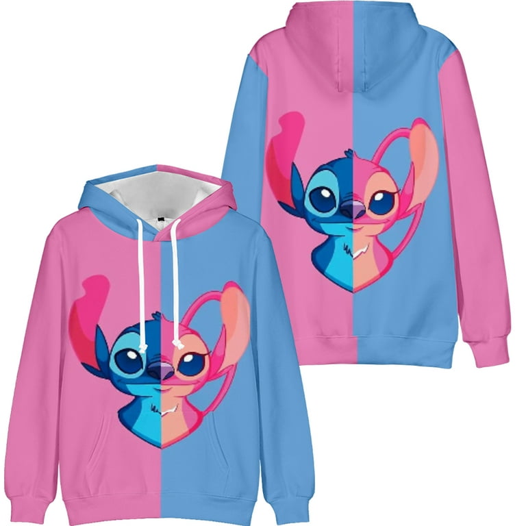 Women's Men's Gifts Aesthetic Clothes Stitch 3D Graphic Design Hoodie Jacket  Kids Sweatshirt Casual Hoodie,Christmas Stitch Plus Size Sweaters/Style  4(Adult/XL) 