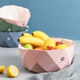 thumbnail image 3 of Wovilon Kitchen Strainer Colander Bowl Set, 2 In 1 Multipurpose Sink & Strainer, Sink & Fruit & Vegetable Basket, 3 of 4