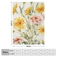 thumbnail image 4 of Chilfamy Flowers Print Throw Blanket Super Soft Blanket for Bed Couch Car Kids Adults All Seasons 3 Sizes 40x50in, 4 of 6