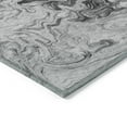 thumbnail image 4 of Addison Rugs Chantille Indoor/Outdoor Transitional Abstract Gray Washable Round Rug, 8' x 8', 4 of 6