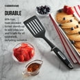 thumbnail image 4 of (2 pack) Farberware Professional Nylon Slotted Kitchen Spatula/Turner with Black Handle, 4 of 12
