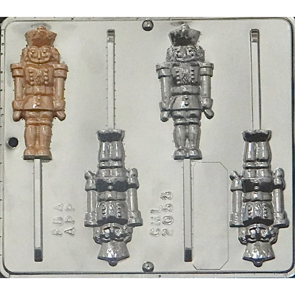 2055 Nutcracker Lollipop Chocolate Candy Mold