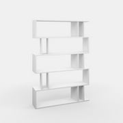 Ada Home Decor Berwyn Multiple Tier Open Shelf Modern Bookcase, White