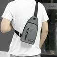 thumbnail image 7 of Strap Bag Crossbody Backpack With With Headphone Hole Strap Backpack Hiking Backpack Multipurpose Crossbody Chest Bag, 7 of 7