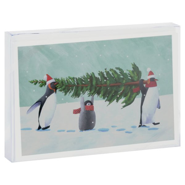 Allport Box of 15 Christmas Cards by Allport Editions Moose 
