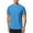 Blue-Gray, variant on Attraco Men Short Sleeve Rash Guard Swimwear UPF 50+ Running Swimming Shirt Solid Color
