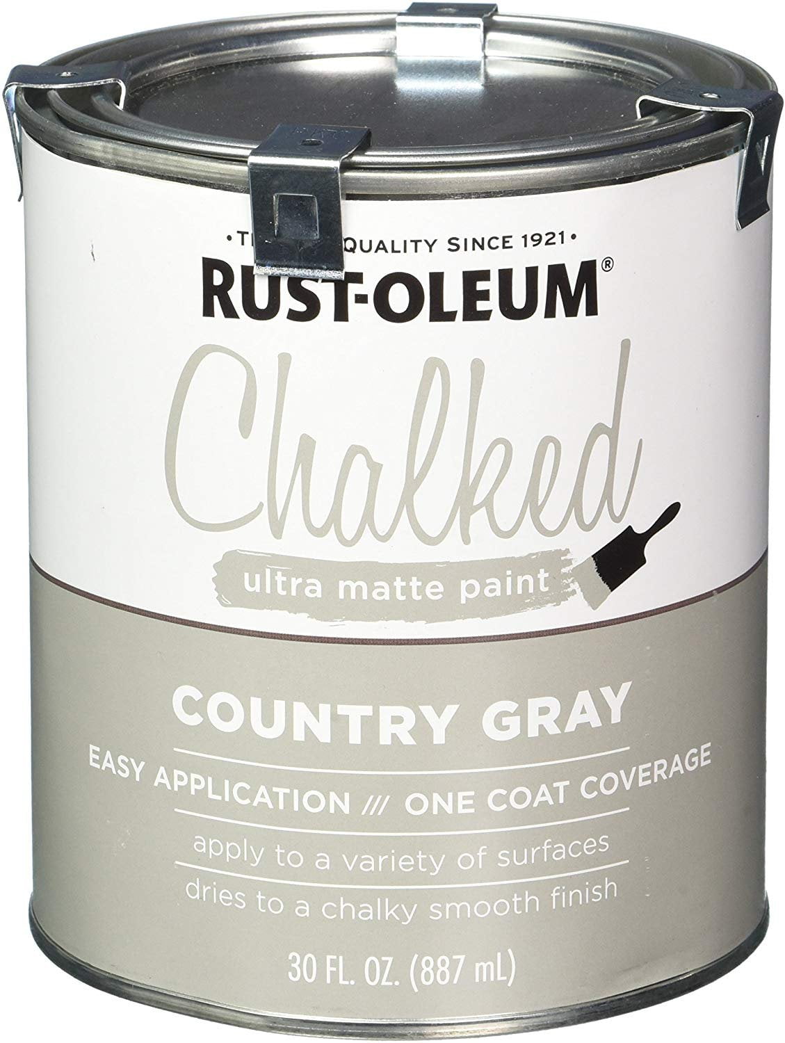 Rustoleum 285141 30 Oz Country Gray Chalked Ultra Matte Paint