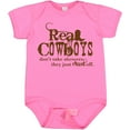 thumbnail image 3 of Inktastic Real Cowboys Boys or Girls Baby Bodysuit, 3 of 5