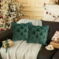 thumbnail image 5 of HomeKingdee Christmas Trees Decorative Pillow Covers, Soft Plush Faux Fur Farmhouse Throw Cushion Cases for Xmas Winter Holiday Home Decor, 5 of 5