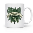 thumbnail image 2 of Plant Addict Society 11 oz Coffee Mug - Gift for Plant Parents White Ceramic, 2 of 6