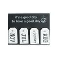 Calendars 2024, Wooden Calendar Vintage Wood Block Perpetual Calendar