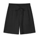 thumbnail image 1 of pstuiky Pantalones cortos cargo para hombre, Pantalones cortos casuales y modernos de verano para hombre con cintura elástica y cordón de color sólido Pantalones cortos cargo, 1 of 8