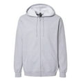 thumbnail image 5 of Gildan Men's Softstyle Zip Up Hoodie, Classic Fleece Full-Zip Hooded Sweatshirt, Sport Grey, 2XL, 5 of 5
