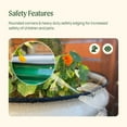 thumbnail image 7 of Vego Garden 17" Tall 3.5ft x 5ft Raised Gardening Bed Metal Outdoor Planter Modern Gray, 7 of 7