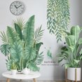 thumbnail image 3 of Calcomanías de pared de hojas de plátano, plantas tropicales, pelar y pegar, decoración de pared DIY, decoración del hogar para sala de estar y dormitorio, 3 of 5
