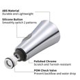 thumbnail image 3 of Faucet Kitchen Sink Faucet Head 2-Function Pull Out Spray Head with Check Valve Replacement Parts G1/2 Connections Polished Chrome, 3 of 6