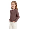 thumbnail image 6 of Grblisyd Girls Cardigan Sweater 2026 Fall Kids School Uniforms Casual Button Down Sweaters Tops Winter Warm Jacket, 6 of 7