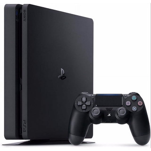 Sony PlayStation 4 Slim, 1TB Gaming Console, Black, 3002189 (Refurbished)