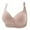 Dark Gray, variant on Qingpeng Wireless Bra for Women Full Figure Plus Size Casual Comfortable Solid Everyday Bra