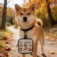 thumbnail image 6 of Dog Training Treat Bag Portable Zipper Pouch for Pet Snacks Leak Proof Easy Clean Polyester Snack Bag with Compartments for Walking(White), 6 of 7