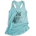 thumbnail image 1 of Well Owl Be Damned Tank Top, Ladies Racerback Tank Top, Owl Tank, Funny Animal Tank, Cancun, XX-Large, 1 of 3