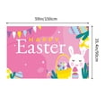 thumbnail image 3 of HongHeng 59x35 inch Happy Easter Backdrops Cloth Happy Hanging Wall Banner Bunny Grassland Eggs Photography Background for Easter Spring Party Decoration Happy Easter Sign, 3 of 6