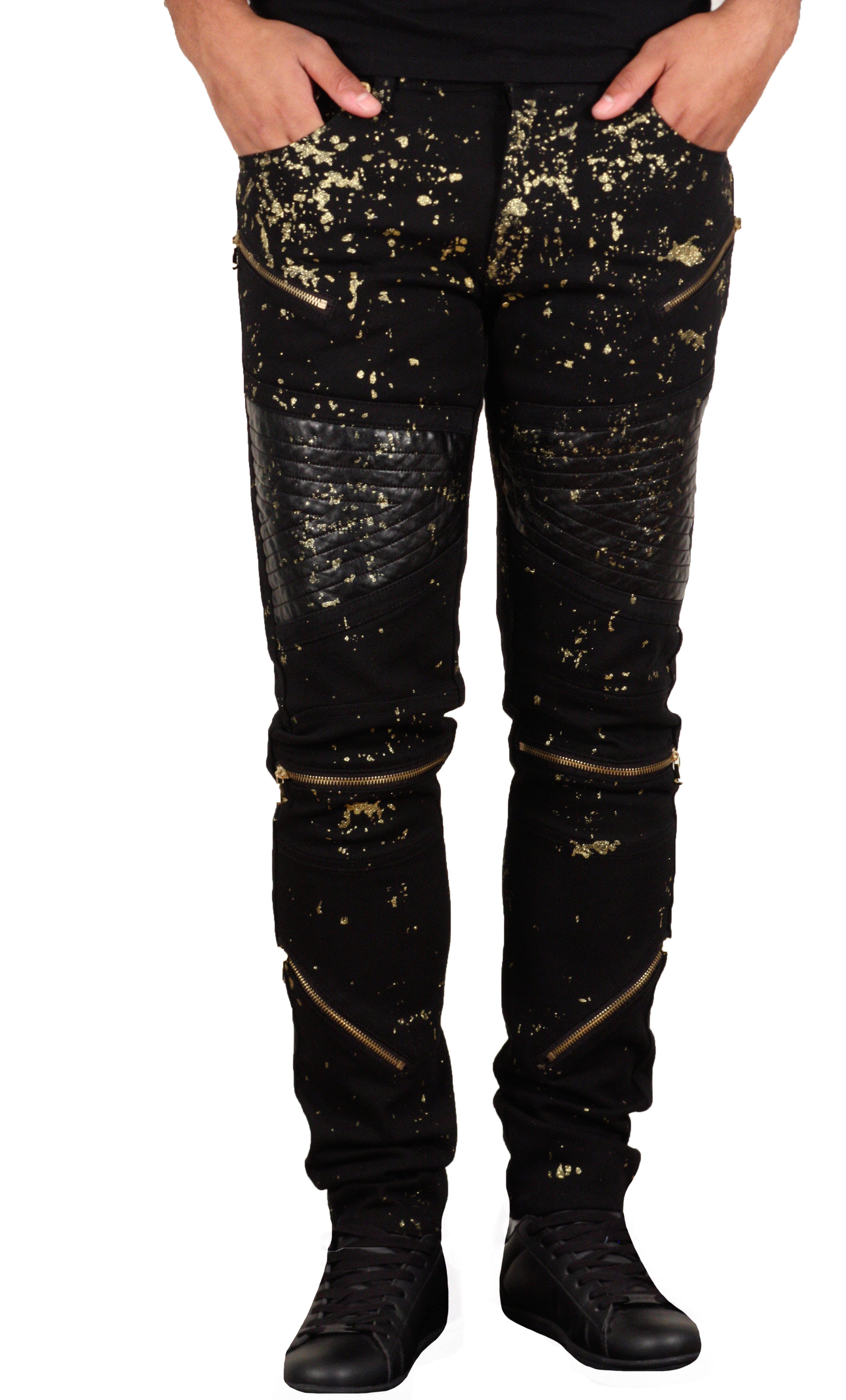 mens sparkly jeans