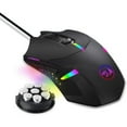 thumbnail image 1 of axGear RGB Gaming Mouse USB Wired 6 Buttons Programmable Mouse w/ Weight Tuning Set, 1 of 8