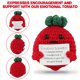 thumbnail image 5 of Mini muñeca de tomate de ganchillo divertida, creativa, linda, de 3 pulgadas, para animar a los amigos, decoración de fiestas, etc., 5 of 5