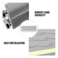 thumbnail image 3 of Miangastore 2Pcs Door Threshold Ramp Wheelchair Ramp Entry Ramp with Fluorescent Strips for Transition Threshold Step Doorways Supermarket Entry and Garage Light Grey, 3 of 9