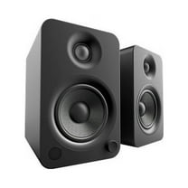Kanto YU4 Powered Bookshelf Speakers with Built-In Bluetooth - Pair (Matte Black)