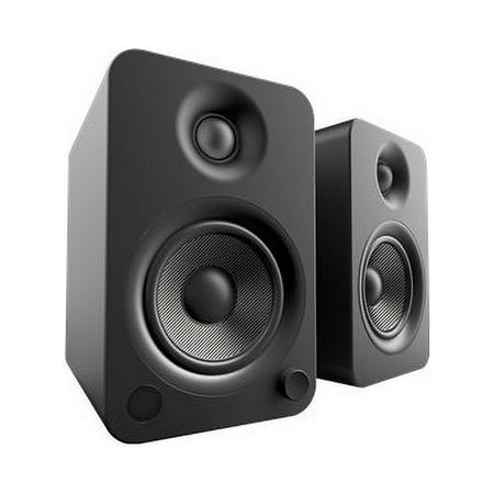 UPC: 0800152716800 | Kanto YU4 Powered Bookshelf Speakers with Built-In Bluetooth – Pair (Matte Black)