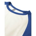 thumbnail image 3 of Ma Croix Mens Baseball Raglan 3/4 Sleeve Plain Jersey Team Uniform Athletic Sportswear T Shirt, 3 of 6