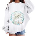 thumbnail image 2 of Likimi Children Girls Sweatshirts Animal Print Crew Neck Sweatshirt For Girls Long Sleeve Everyday Wear Fashionable Pullover Size 5-6 Years, 2 of 4
