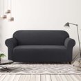 thumbnail image 2 of CHUN YI 1-Piece Checks Stretch Sofa Cover Slipcover Couch Cover, 2 of 6