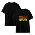 thumbnail image 4 of When God Made Me He Grinned and Said This'll Be Fun Religious Christian T-Shirt Funny Sarcastic Saying Unisex Tee Shirt S, 4 of 6