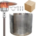 thumbnail image 1 of Patio Heater Emitter Screen Main Burner Net Cover Heater Replacement Parts 304 Will Not Rust Steel Double Net 10 3/4" Diameter Ap, 1 of 7