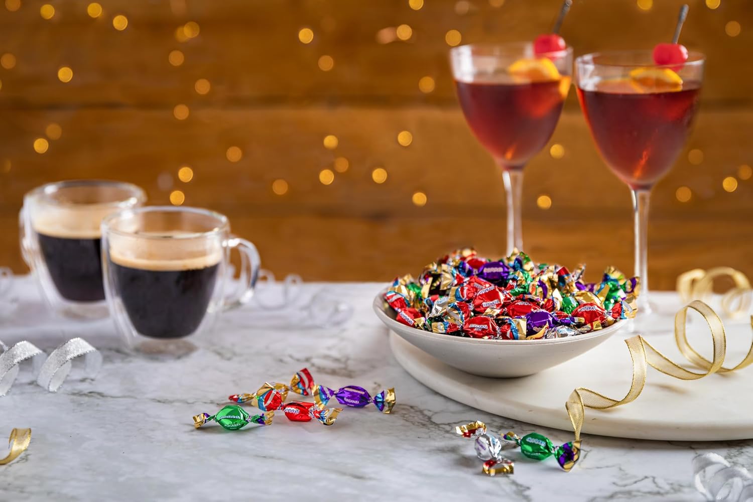 Glitterati Eleganza Hard Candy Miniature Italian Assortment 14 oz Bag